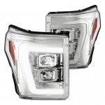 2012 Ford F550 Super Duty LED Low Beam Projector Headlights DRL