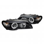 2006 BMW 3 Series Coupe Black Halo Projector Headlights