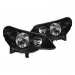 2010 Chrysler Sebring Black Headlights