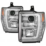 2010 Ford F350 Super Duty Projector Headlights LED DRL Switchback Signals