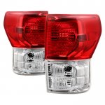2012 Toyota Tundra Red Clear Tail Lights