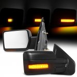 2013 Ford F150 LED Sequential Signal Side Mirrors Power Heated