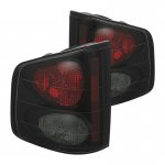 2000 Chevy S10 Black Smoked Altezza Tail Lights