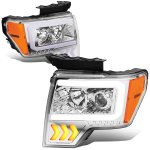 2014 Ford F150 Projector Headlights LED DRL Signals N5