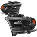 2014 Dodge Durango Black Projector Headlights