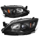 Subaru Impreza 2008-2011 Black Projector Headlights