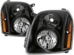 GMC Yukon XL Denali 2007-2014 Black Headlights
