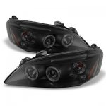 2010 Pontiac G6 Black Smoked Projector Headlights