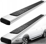 Ford Bronco 4-Door 2021-2024 Hex Steps Running Boards Stainless 6 Inches