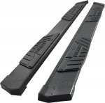 2020 GMC Sierra 1500 Double Black Aluminum Nerf Bars 6 inch