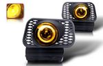 Chevy Silverado 2003-2006 Yellow Halo Projector Fog Lights