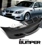 2004 BMW E60 5 Series M5 Style Front Bumper with Black Grille