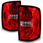 GMC Sierra 2500HD 2015-2018 Red Tail Lights