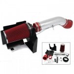 2002 Chevy Avalanche V8 Cold Air Intake with Red Air Filter