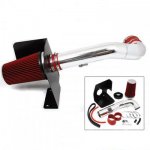 Cadillac Escalade 2009-2013 Aluminum Cold Air Intake System with Red Air Filter