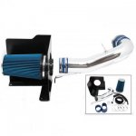2007 Cadillac Escalade Aluminum Cold Air Intake System with Blue Air Filter