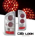 Dodge Ram 2002-2005 Chrome LED Style Tail Lights