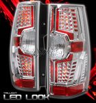 Chevy Tahoe 2007-2008 Clear LED Style Tail Lights