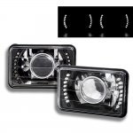 1979 Ford Mustang LED Black Sealed Beam Projector Headlight Conversion