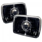 1981 Ford F100 Black Sealed Beam Projector Headlight Conversion