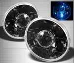 Honda Civic 1974-1981 Black 7 Inch Sealed Beam Projector Headlight Conversion