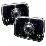 1988 Chevy Astro Black Sealed Beam Projector Headlight Conversion
