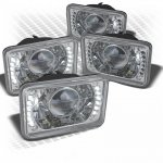 Chevy Celebrity 1982-1986 LED Sealed Beam Projector Headlight Conversion Low and High Beams