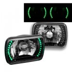 2004 GMC Savana Green LED Black Chrome Sealed Beam Headlight Conversion