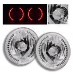 Plymouth Duster 1972-1976 Red LED Sealed Beam Headlight Conversion