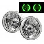 2003 Hummer H1 Green LED Sealed Beam Projector Headlight Conversion