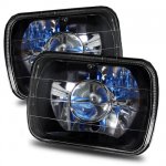 Nissan 240SX 1989-1994 Black and Chrome Sealed Beam Projector Headlight Conversion