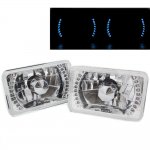 1990 Plymouth Laser Blue LED Sealed Beam Headlight Conversion