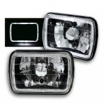 Honda Prelude 1984-1991 Black 7 Inch Halo Sealed Beam Headlight Conversion