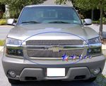 2001 Chevy Avalanche Polished Aluminum Vertical Billet Grille Insert