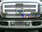 Ford F250 Super Duty 2005-2007 Polished Aluminum Lower Bumper Billet Grille Insert