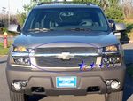 2002 Chevy Avalanche Polished Aluminum Billet Grille Insert
