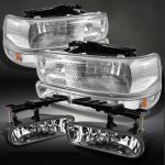 Chevy Tahoe 2000-2006 Clear Headlights Set and Fog Lights