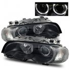 2001 BMW 3 Series Coupe Projector Headlights and Corner Lights Black Halo