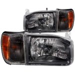 Nissan Pathfinder 2000-2004 Black Headlights and Corner Lights