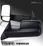 Dodge Ram 3500 2010-2012 Black Manual Towing Mirrors