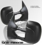 Ford Econoline Van 2003-2007 Black Manual Towing Mirrors