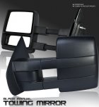 Ford F150 2004-2012 Black Manual Towing Mirrors