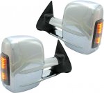 2001 GMC Sierra 3500HD Towing Mirrors Power Heated Chrome LED Signal Lights