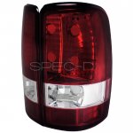 GMC Suburban 2000-2006 Red and Clear Tail Lights