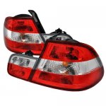 2001 BMW 3 Series Coupe Custom Tail Lights Red and Clear