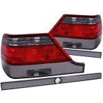 Mercedes Benz S Class 1997-1999 Custom Tail Lights Red and Smoked