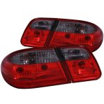 2001 Mercedes Benz E Class Sedan Custom Tail Lights Red and Smoked