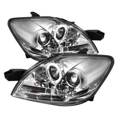 Toyota Yaris Sedan 2007-2011 Clear Halo Projector Headlights with LED | A103O609101