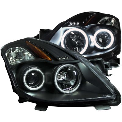 Nissan altima coupe halo projector headlights #6