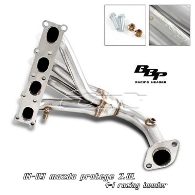 Mazda Racing Auto Parts on Mazda Protege 2001 2003 4 1 Stainless Steel Racing Headers